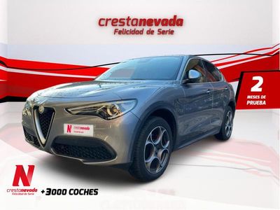 Usado Alfa Romeo Stelvio Executive 280 CV (205 kW) 2018 Gris / plata SUV