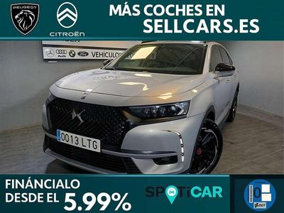 Usado DS Automobiles DS7 Crossback Performance 225 CV (165 kW) 2021 Gris / plata SUV