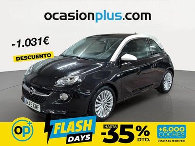 Usado Opel Adam Glam 100 CV (73 kW) 2018 Negro Utilitario