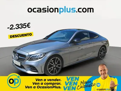 Usado Mercedes C220 194 CV (142 kW) 2019 Gris Coupe