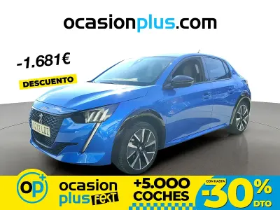 Begagnad Peugeot e-208 GTi 100 kW (136 HK) 2020 Blå Halvkombi