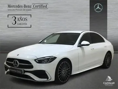 Usado Mercedes C200 AMG line 163 CV (119 kW) 2024 Blanco Berlina