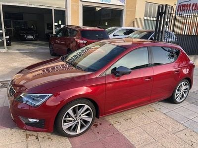 Usado Seat Leon FR 184 CV (135 kW) 2014 Granate Berlina