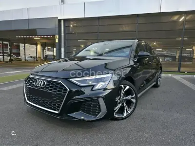 Usado Audi A3 S-Line 150 CV (110 kW) 2022 Negro Berlina