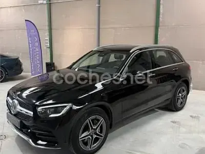 Usado Mercedes GLC220 194 CV (142 kW) 2021 Negro SUV