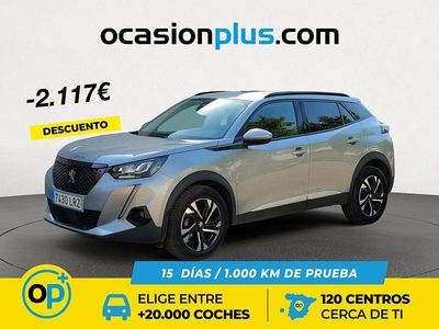 Usado Peugeot 2008 Allure 130 CV (95 kW) 2021 Gris SUV