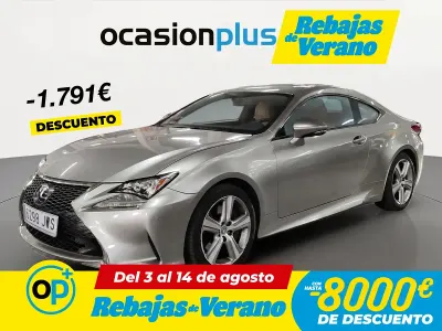 Usado Lexus RC300h Executive Line 223 CV (164 kW) 2017 Gris Coupe
