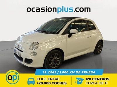 Usado Fiat 500 S 69 CV (50 kW) 2015 Blanco Descapotable