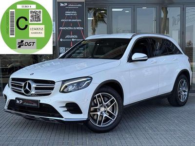 Usado Mercedes GLC220 AMG line 170 CV (125 kW) 2016 Blanco SUV