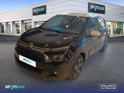 Usado Citroën C3 Feel 110 CV (80 kW) 2022 Negro Utilitario