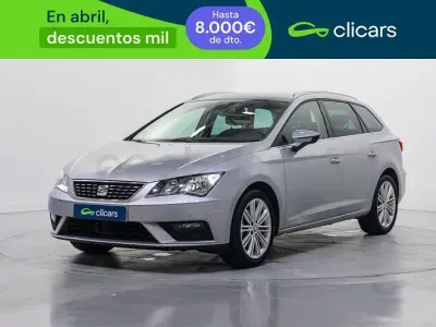 Usado Seat Leon XCELLENCE 130 CV (95 kW) 2020 Gris / plata Familiar