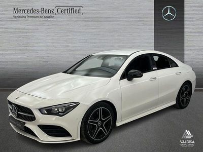 Usado Mercedes CLA220 AMG line 190 CV (139 kW) 2021 Blanco Berlina