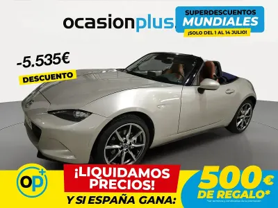 Usado Mazda MX5 Edition 184 CV (135 kW) 2022 Gris Descapotable