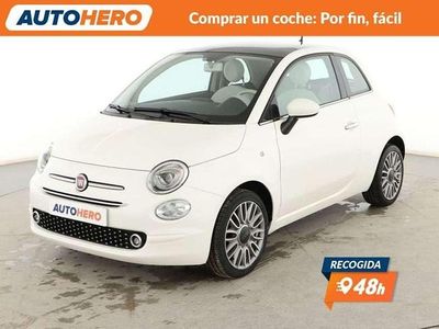 Usado Fiat 500 Lounge 69 CV (50 kW) 2018 Blanco Utilitario