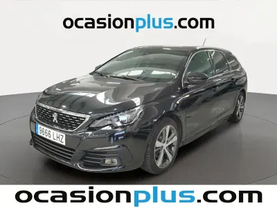 Usado Peugeot 308 SW GT-line 131 CV (96 kW) 2020 Negro Familiar