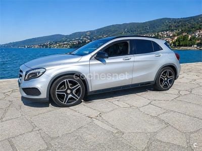 Usado Mercedes GLA220 AMG line 170 CV (125 kW) 2015 Gris / plata SUV