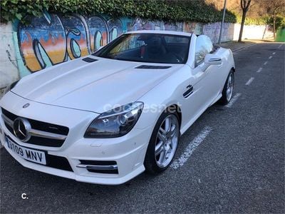 Usado Mercedes SLK250 204 CV (150 kW) 2013 Blanco Descapotable
