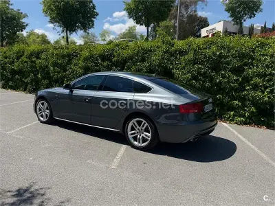 Usado Audi A5 Sportback S-Line 177 CV (130 kW) 2014 Gris / plata Utilitario