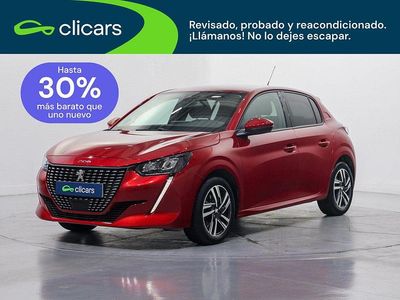 Usado Peugeot 208 Allure 100 CV (73 kW) 2021 Rojo Utilitario