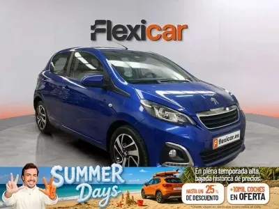 Usado Peugeot 108 Allure 69 CV (50 kW) 2021 Azul Utilitario