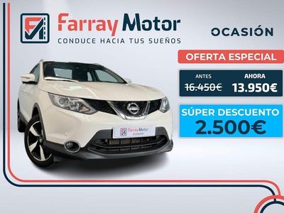 Usado Nissan Qashqai N-Connecta 116 CV (85 kW) 2017 Blanco SUV