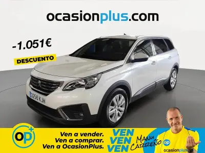 Usado Peugeot 5008 Active 120 CV (88 kW) 2018 Blanco SUV