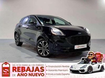 Negro Usado 2021 Ford Puma ST-Line SUV | 16.499 € (Precio justo)