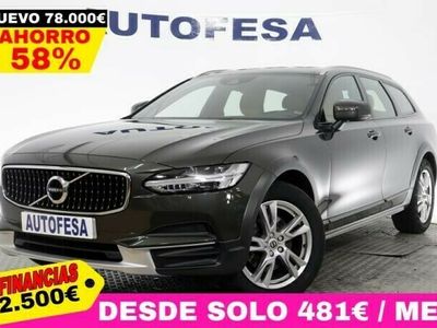 usado Volvo V90 CC PRO 2.0 D4 190cv 4WD Auto. 5p S/S #IVA DEDUCIBLE, NAVY, CUERO, BARRAS