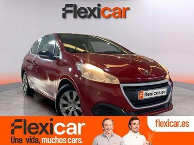 Usado Peugeot 208 Access 82 CV (60 kW) 2016 Rojo Utilitario