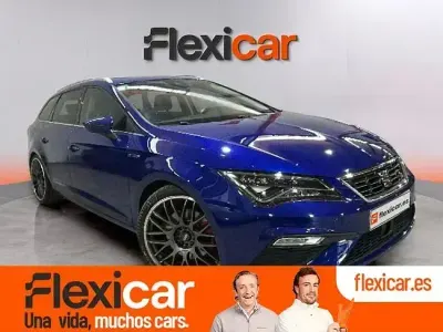 Usado Seat Leon FR 180 CV (132 kW) 2018 Azul Utilitario