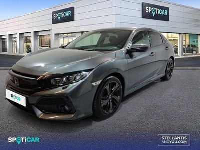 Usado Honda Civic Elegance 129 CV (94 kW) 2019 Gris Berlina