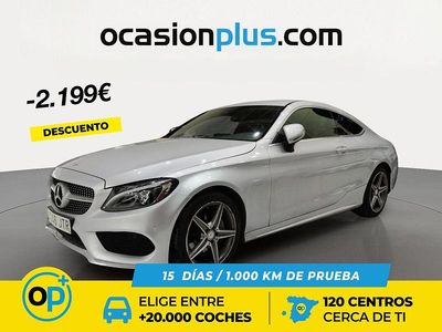 Gris plata Usado 2016 Mercedes C220 AMG Coupe | 27.491 € (Precio justo)