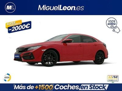 Rojo Usado 2021 Honda Civic Elegance Berlina | 21.985 € (Precio justo)
