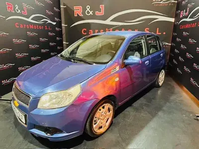 Usado Chevrolet Aveo LS 84 CV (61 kW) 2009 Azul Berlina