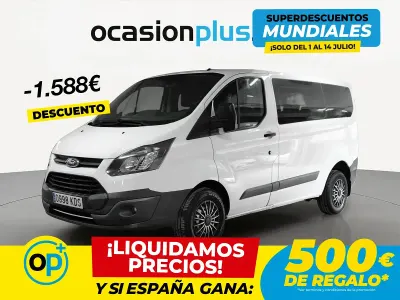 Usado Ford Transit Custom Trend 105 CV (77 kW) 2017 Blanco Familiar