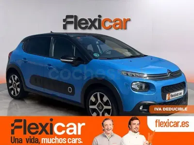 Usado Citroën C3 Feel 68 CV (50 kW) 2018 Azul Utilitario