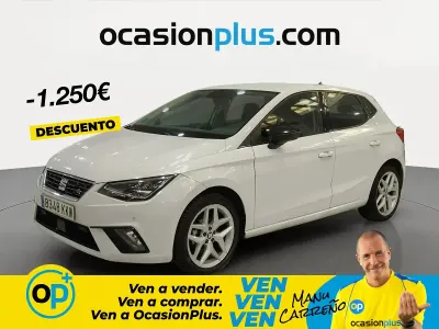 Usado Seat Ibiza FR 90 CV (66 kW) 2018 Blanco Utilitario