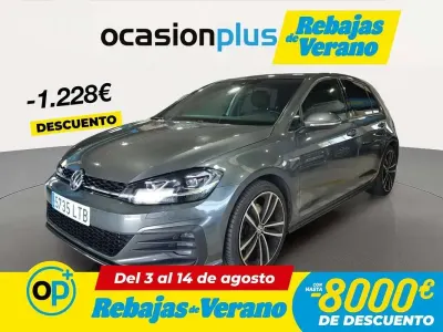 Usado VW Golf VII GTD 184 CV (135 kW) 2017 Gris Utilitario