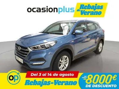 Usado Hyundai Tucson 114 CV (83 kW) 2015 Azul SUV
