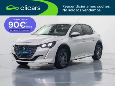 Usado Peugeot e-208 Allure 100 kW (136 CV) 2021 Blanco Utilitario