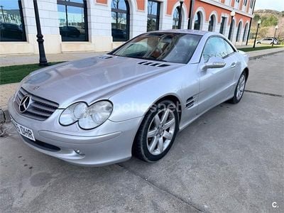 Usado Mercedes SL500 306 CV (225 kW) 2002 Blanco Descapotable
