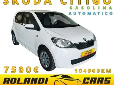 Usado Skoda Citigo Active 60 CV (44 kW) 2014 Blanco Utilitario