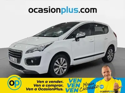 Usado Peugeot 3008 Style 120 CV (88 kW) 2015 Blanco Familiar