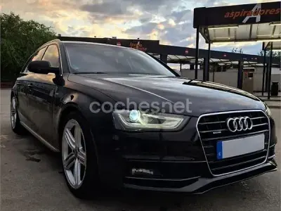 Usado Audi A4 S-Line 225 CV (165 kW) 2014 Negro Familiar