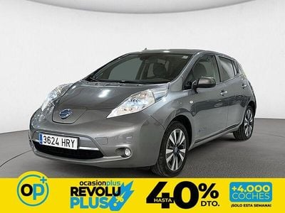 Usado Nissan Leaf Tekna 80 kW (109 CV) 2013 Gris Utilitario