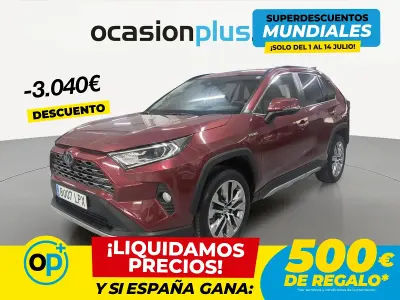 Usado Toyota RAV4 Hybrid Luxury 222 CV (163 kW) 2021 Rojo SUV