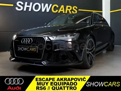 Usado Audi RS6 Sport 605 CV (444 kW) 2016 Negro Familiar