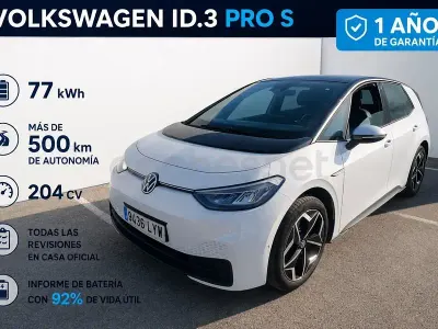 Usado VW ID.3 Pro 150 kW (204 CV) 2022 Eléctrico Utilitario