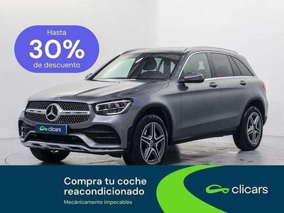 Usado Mercedes GLC300 122 CV (89 kW) 2022 Negro SUV