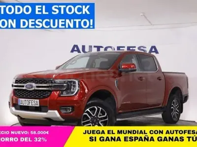 Usado Ford Ranger Limited 170 CV (125 kW) 2024 Granate Pickup/Camioneta